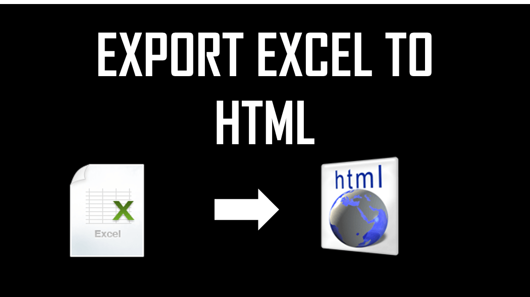 Excel to HTML