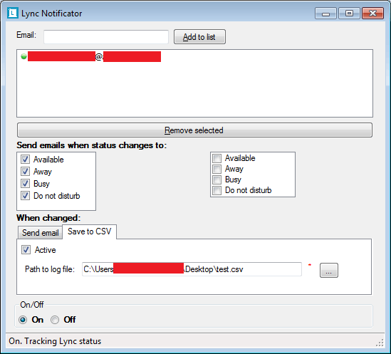 Lync Spy / Lync Tracker