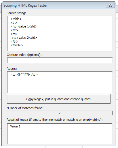 Regex Tester Tool