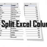 How to Split Cells in Excel. How to Split Excel Columns.