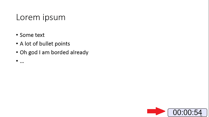 PowerPoint Timer Example