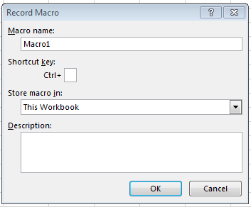 Excel VBA Tutorial: Record Macro Form