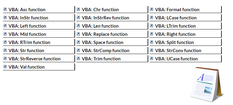 Excel VBA String Functions