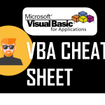 Excel VBA Cheat sheet