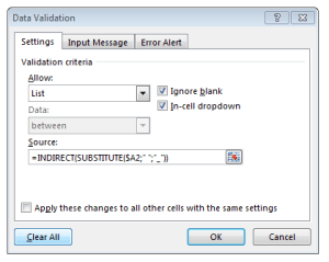 Cascading drop-down: Second drop-down