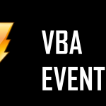 VBA Open Workbook and other VBA events