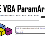 The VBA ParamArray for a dynamic list of VBA arguments