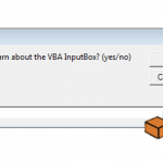 VBA InputBox - How to request user input?