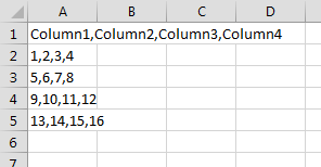 how to split cells in excel select column