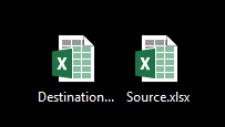 Merge Source.xlsx with Destination.xlsx