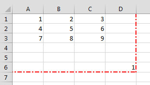 Excel Range - Worksheet UsedRange
