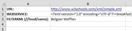 filterxml and webservice example 1