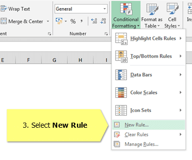 highlight duplicates create new rule