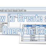 How to create a Microsoft Query in Excel (Excel Query)