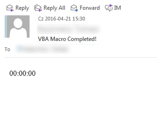 vba email notification