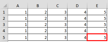 vba last cell in data series