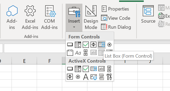 microsoft word vba populate listbox content control