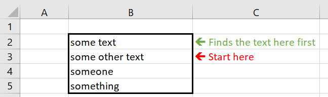 VBA Find using After - wrapping