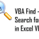 Excel VBA Find - Values, Formulas, Comments in Excel